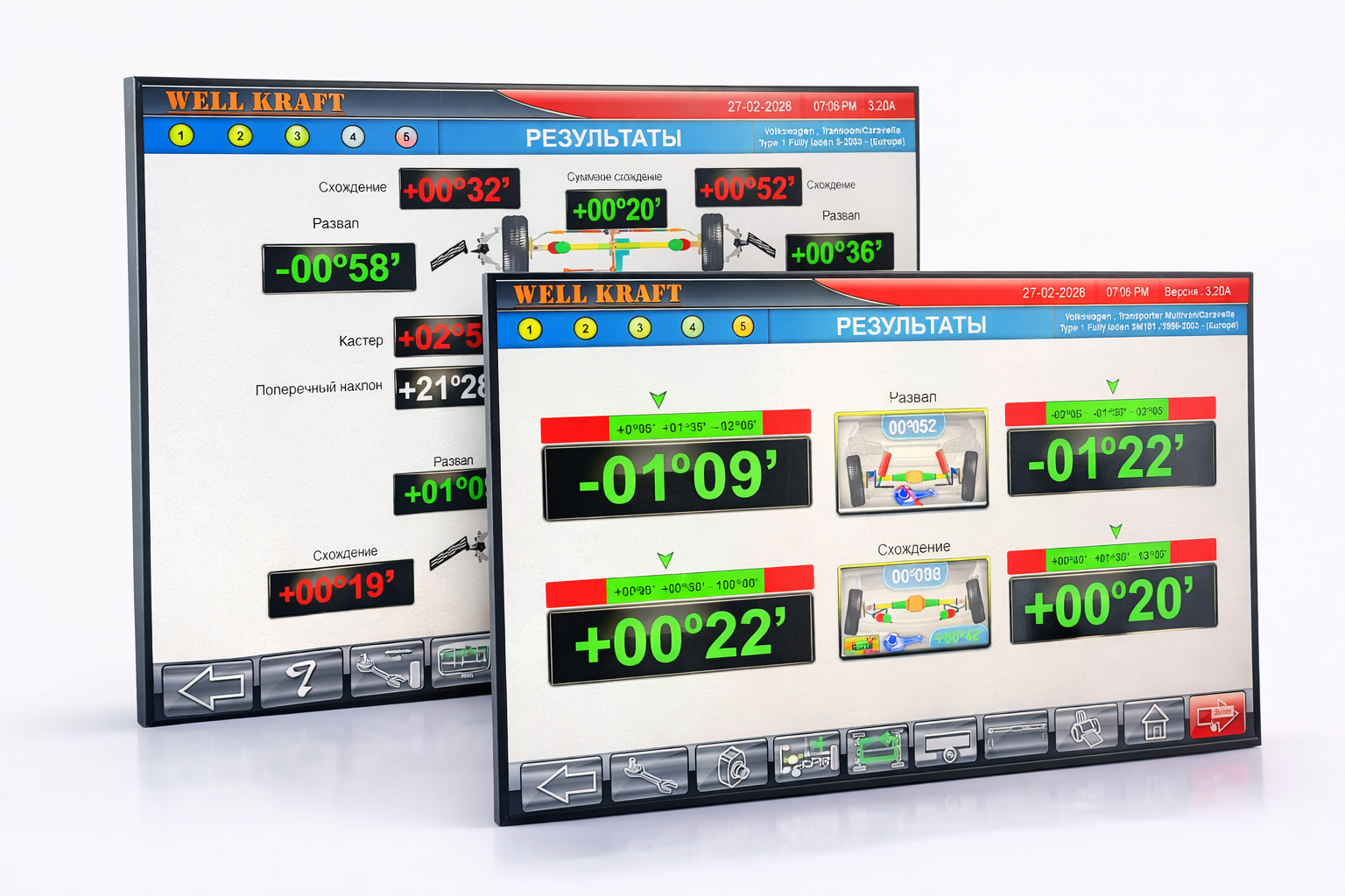 регулируемые величины в режиме реального времени