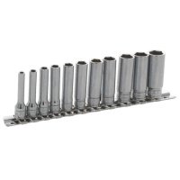 Набор торцевых головок удлиненных Hex 23-32мм 1/2" квадрат 8шт Fasano FG 625AL/S8