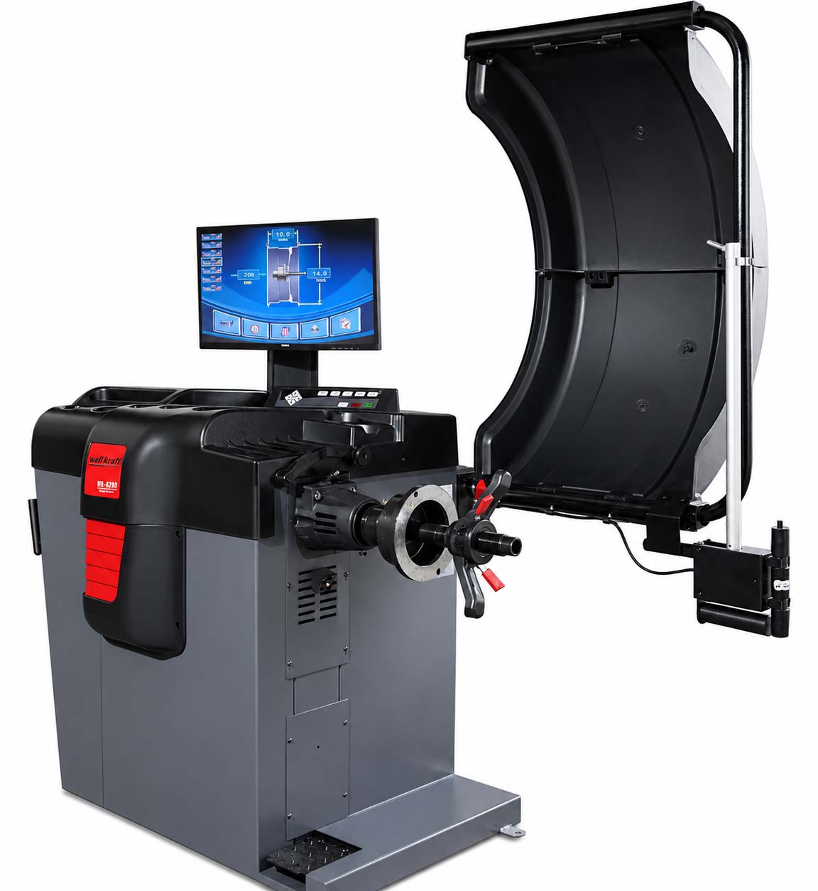 3D балансувальний верстат Well Kraft W-820B із системою Laser Line