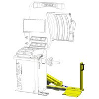 Пневматический подъемник 3M791 для балансировочных стендов Fasep