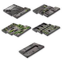 Комбинированный набор инструментов в пластиковых ложементах 212шт Fasano FG 102/AS212