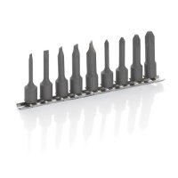 Набір біт під тріщатку 1/4" квадрат 9шт Fasano FG 148/PFS9