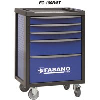 Инструментальная тележка на 5 секций Fasano FG 100B/5T Blue