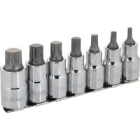 Набір головок із бітами XZN 1/2" квадрат 7шт Fasano FG 150M/S7