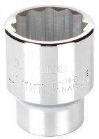 Головка торцевая 19-60мм 12 граней 3/4" квадрат Fasano FG 629/B