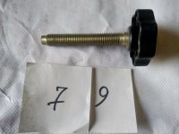 Винт опора стрелы L-120 шиномонтажного станка Well Kraft 8410, C-125, поз.C-BZ-02 (79)