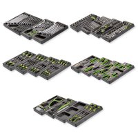 Комбинированный набор инструментов в пластиковых ложементах 251шт Fasano FG 102/AS251