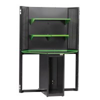 Рабочий стол металлический с простой стойкой для инструментов FG 118V/138AN