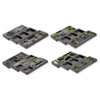 Комбинированный набор инструментов в пластиковых ложементах 100шт Fasano FG 102/AS100