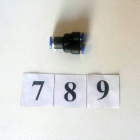 Тройник прямой Ø8xØ6xØ6 мм (789)