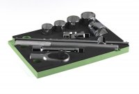 Набір торцевих головок 12 гранних із аксесуарами 9 шт 34-50 мм 3/4" квадрат Fasano FG 100/25