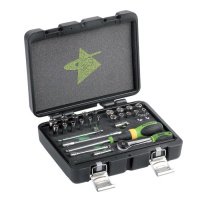 Набор торцевых головок Hex комбинированных 1/4" квадрат 22шт Fasano FG 624/S29