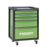 Передвижной ящик для инструментов с 5 секциями Fasano FG 118V/5T