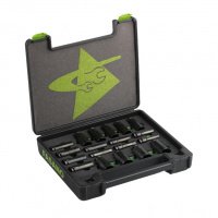 Набор ударных головок удлиненных антискользящих Hex 10-32мм 1/2" квадрат 19шт Fasano FG 628/LS19