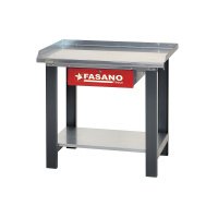 Рабочий стол 1000x745x880мм металлический с красным ящиком Fasano FG 129/R1