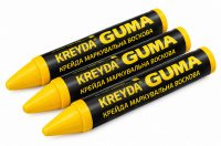 Жовта воскова крейда для шиномонтажу Primaterra (KREYDA GUMA, Ø13 мм, 1 шт)