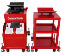 Мобильный вибростенд для диагностики подвески. Шумодетектор Well Kraft W-2043