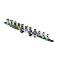 Набор торцевых головок с трещоткой 12 граней 8-19мм 1/2" квадрат 12шт Fasano FG 625/S12