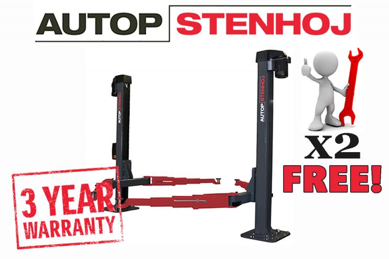 3 роки гарантії та безкоштовний сервіс на підйомники Autop Stenhoj 3 роки гарантії та безкоштовний сервіс на підйомники Autop Stenhoj