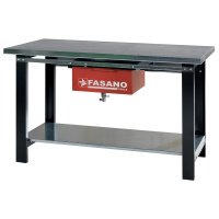 Рабочий стол 1500x745x880мм металлический с баком для жидкостей Fasano FG 136/R1.5