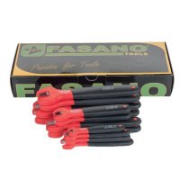 Набор диэлектрических рожковых ключей 7-19мм 12шт Fasano FG 603/SC12