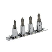 Набор головок с битами Philips 3/8" квадрат 4шт Fasano FG 149PH/S4