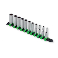 Набір подовжених торцевих головок Hex 23-32мм 1/2" квадрат 9шт Fasano FG 625AL/S9