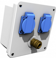 Блок подключения электричества и сжатого воздуха EB2 2x230В AMI 092095-00-00 автоподъемник, подъемник автомобильный, авто подъемник, подъемник для автомобиля, подъемник мото, грузовой подъемник Блок подключения электричества и сжатого воздуха EB2 2x230В AMI 092095-00-00 Для СТО: Автоподъемник: (Акции, Доставка)!