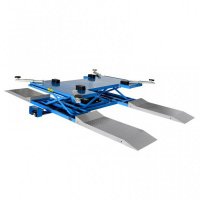 Подъемник ножничный пневматический  4т Well Kraft SA-400  Для СТО: Автоподъемник: (Акции, Доставка)!