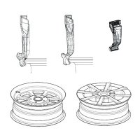 Монтажная головка для дисков с выступающими спицами Ravaglioli G1000A142