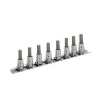 Набор головок с битами Hex 2.5-10мм 1/4" квадрат 8шт Fasano FG 147H/S8