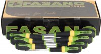 Набор шестигранных отверток Hex 2-8мм с шаром 7шт Fasano FG 22H/S7
