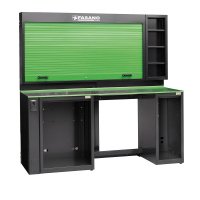 Рабочий стол 2050x757x2000мм металлический с панелью для инструментов FG 118V/205B