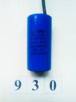 Конденсатор CBB60 60 µF для компресорів WK 0.36/8 220 В (930)