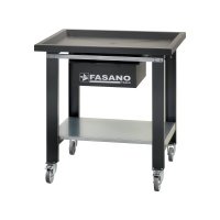 Рабочий стол для жидкостей 1000x750x920мм металлический на колесах Fasano FG 131/D1
