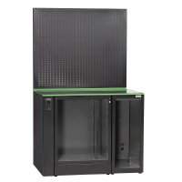 Рабочий стол 1220x757x2000мм металлический  с панелью для инструментов FG 118V/122B