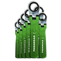 Набор накидных облегченных ключей с трещеткой 7шт Fasano FG 617A/S7