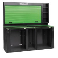 Рабочий стол 2050x757x2000мм металлический  с панелью для инструментов FG 118V/205E