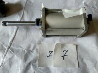 Пневматичний циліндр віджимання стійки Ø75 мм шин. верстата Safe 8510, TLB-00, поз.TLB-00-44..52