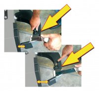 Відборувальна лопатка з регульованим нахилом Ravaglioli G800A26