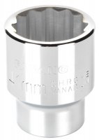 Головка торцевая 12 граней 36-80мм 1" квадрат Fasano FG 630/B