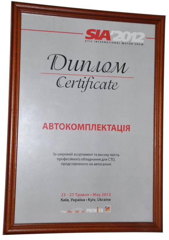 Диплом SIA 2013