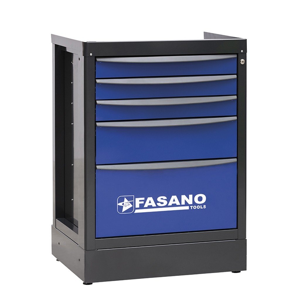 Стационарный ящик для инструментов с 5 секциями Fasano FG 118/69V5