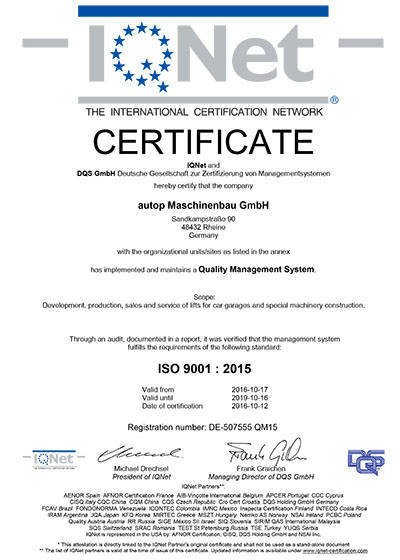 ISO 9001 Autop
