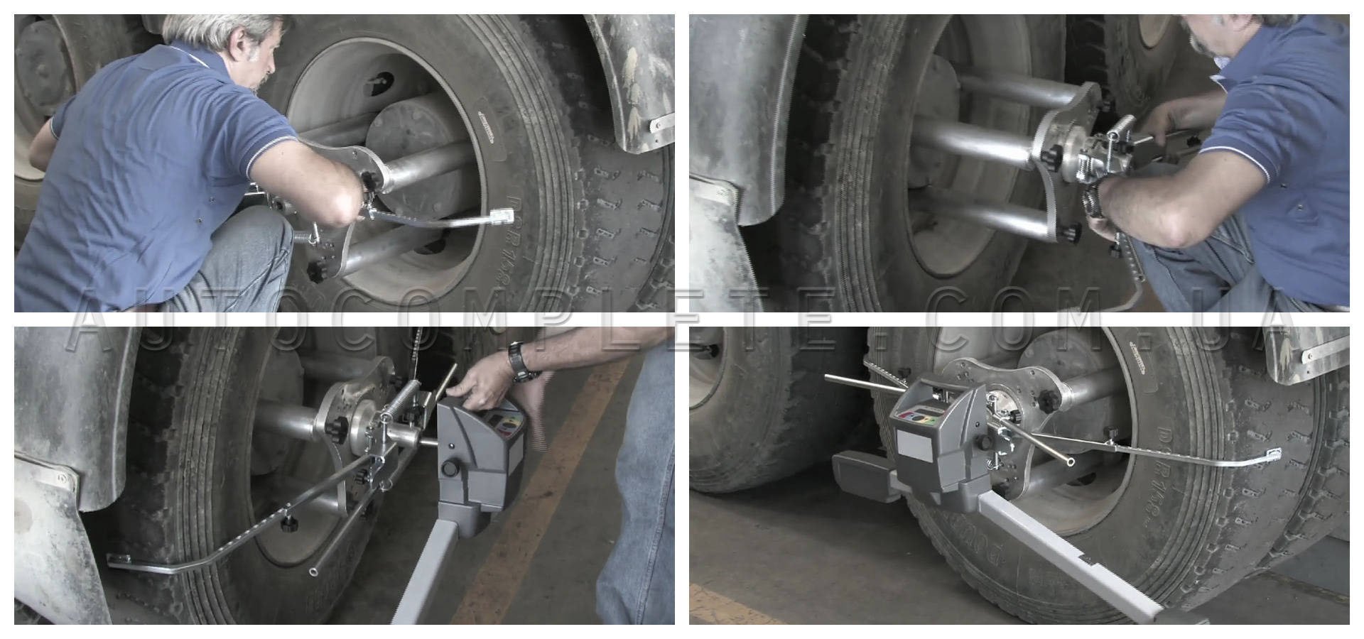 Быстросъемные зажимы для грузового стенда развал схождения