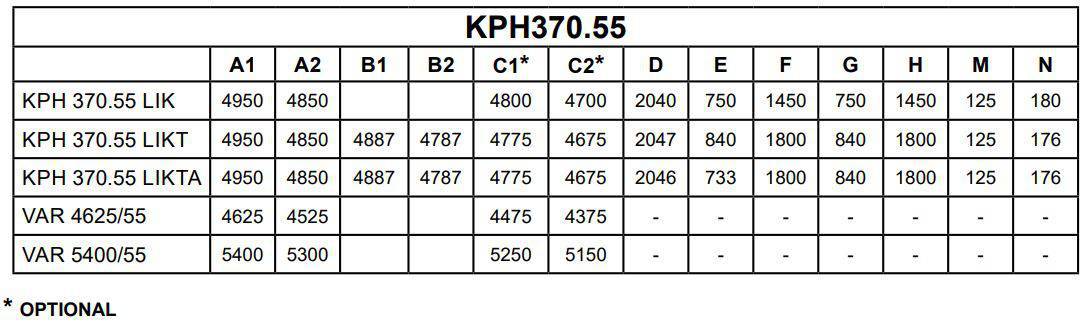 Размеры подъемника RAV KPH 370.55LIKT/LIKTA img2.jpg
