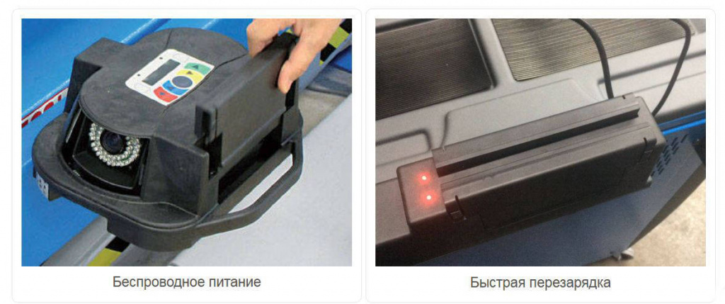 Измерительные блоки имеют съемные быстро перезаряжаемые аккумуляторные батареи