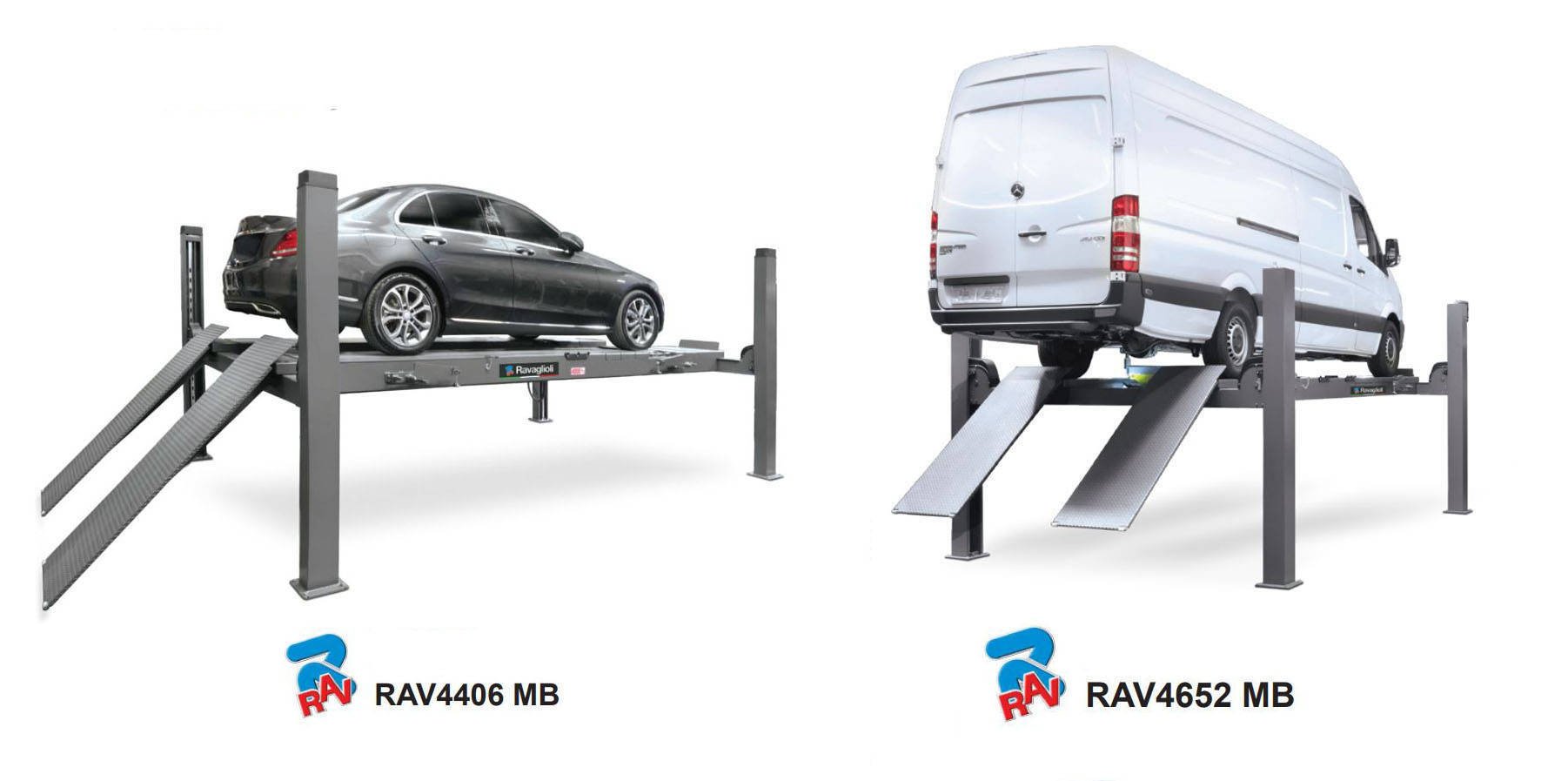 Омологированные Mercedes подъемники для проведения процедуры развал схождения