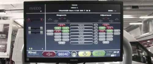 Вантажний стенд розвал сходження Ravaglioli TD8060TWSR