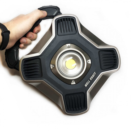Світлодіодний прожектор 3500lm Well Kraft ZF6916 з Bluetooth колонкою та функцією PowerBank